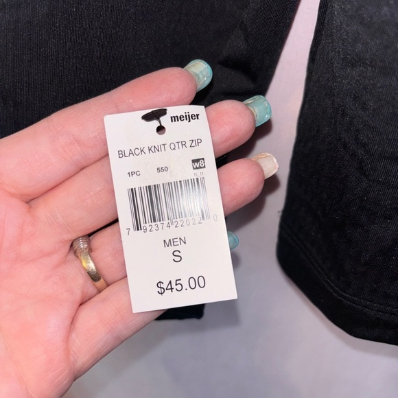 Men’s Black Lightweight Shirt Jacket with Reflective Accents - Picture 8 of 12